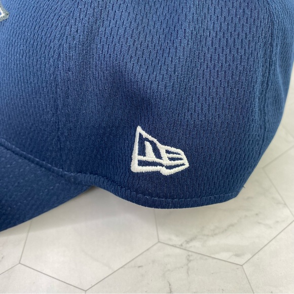 Dallas Cowboys New Era 39Thirty Sideline Navy Stretch Fitted Sz L-XL Hat Cap Dak - Picture 3 of 6